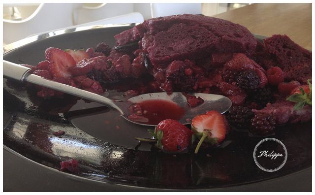 Summer pudding in Provence