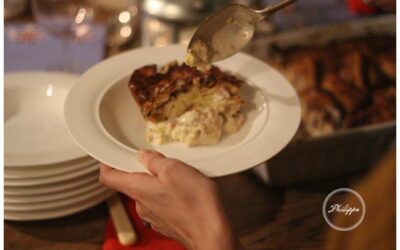 Panettone Bread and butter pudding